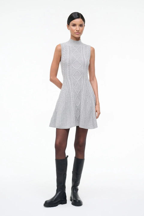 Charade Sweater Dress Heather Grey