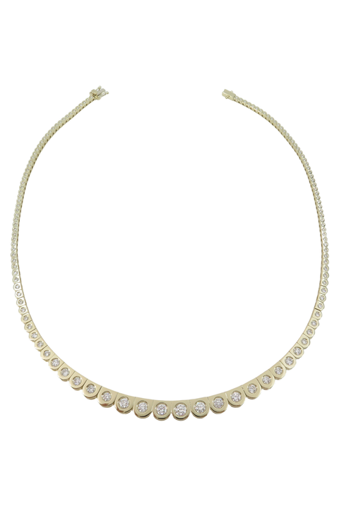Leggo 2.0 Riviere Diamond Tennis Necklace