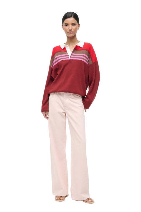 Sail Top Cardinal Multi Stripe