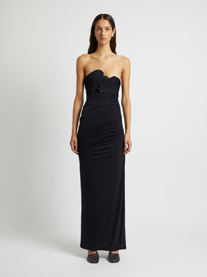 Encompassed Looped Bodice Dress