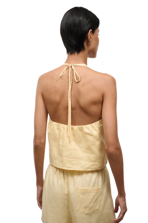 Corso Linen Top Butter