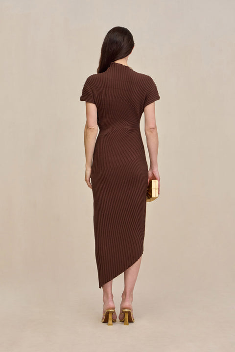 Chrysta Knit Dress Java