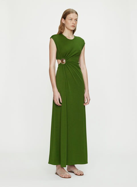 Mineral Stone Ruched Tank Dress