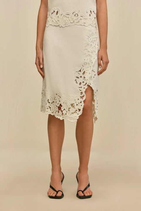Shaya Skirt Off White