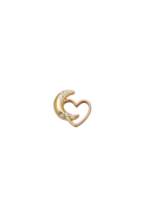 Love You to the Moon Charm