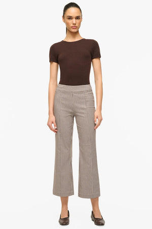 Knack Pant Chocolate Micro Check