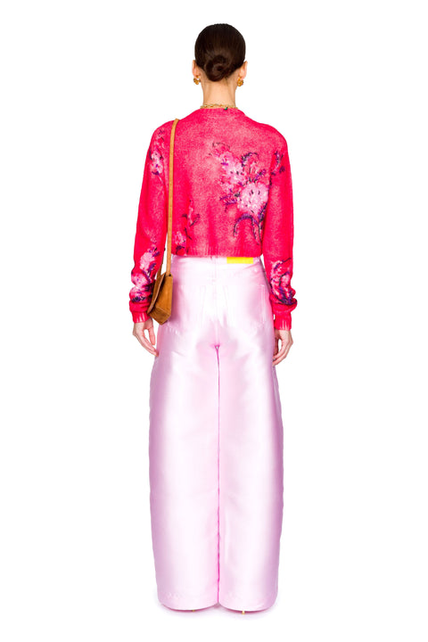 Mikado Boyfriend Style Trousers