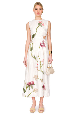 Otoño Orquidea Maxi Dress