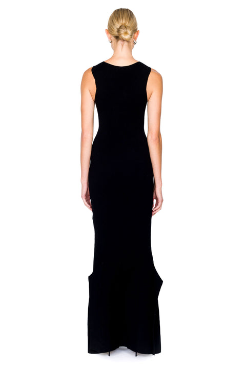 Knit Dress With Hem Panel Detail