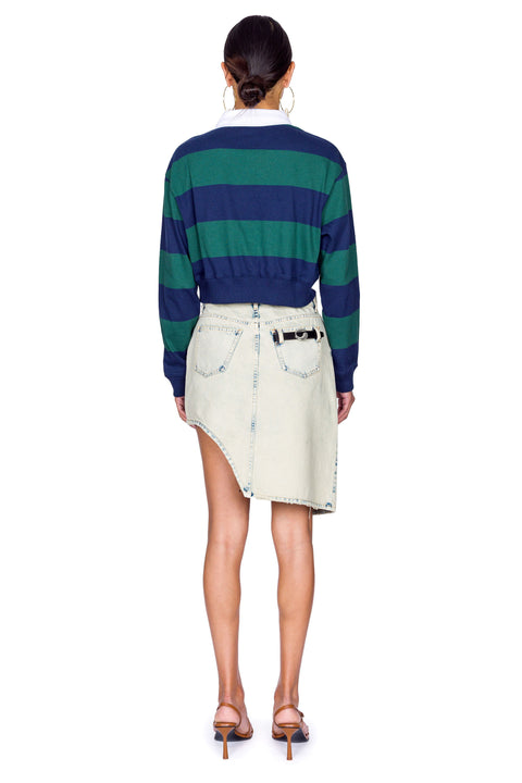 Denim Asymmetric Skirt