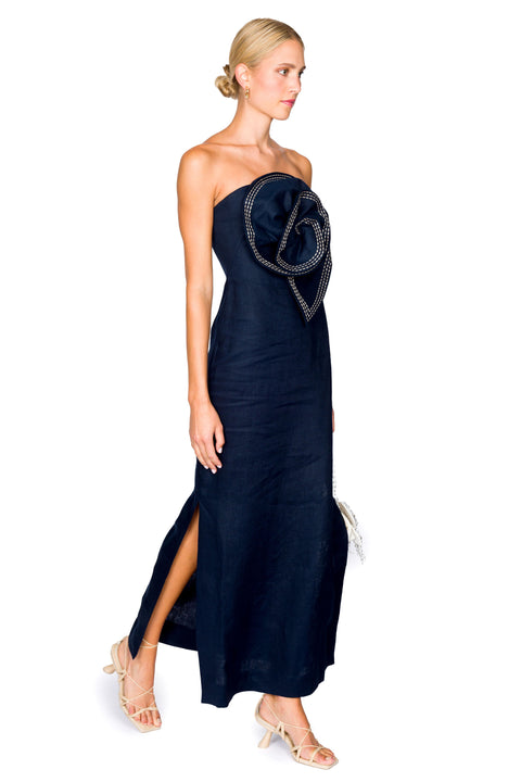 Tactos Embroidered Maxi Dress