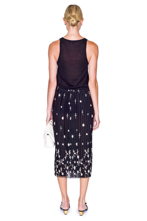 Floral Tulle Skirt