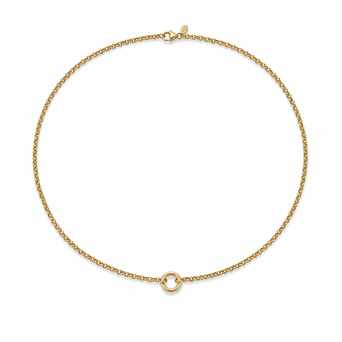 4mm Rolo Link Chain with Charm Clasp
