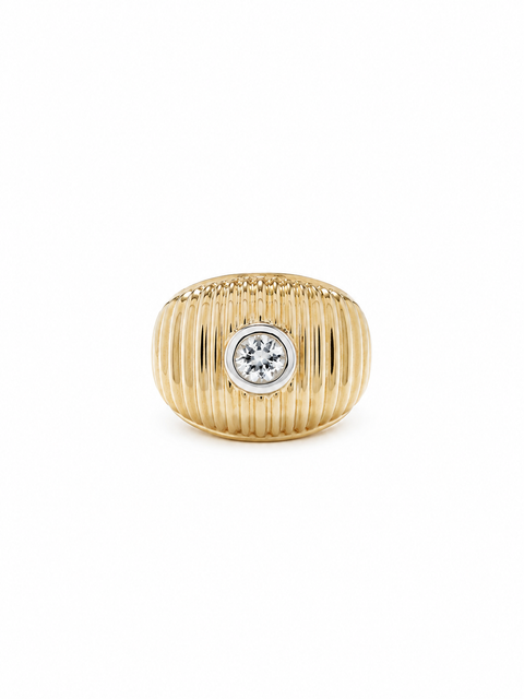 Maxi Berlingot Topaz Ring
