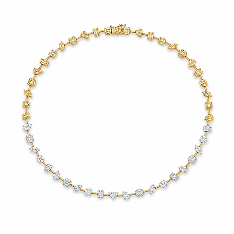 Le Cercle Floating Illusion Diamond Necklace