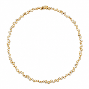 Escargot Diamond Rivière Necklace