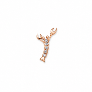 Diamond Lobster Charm