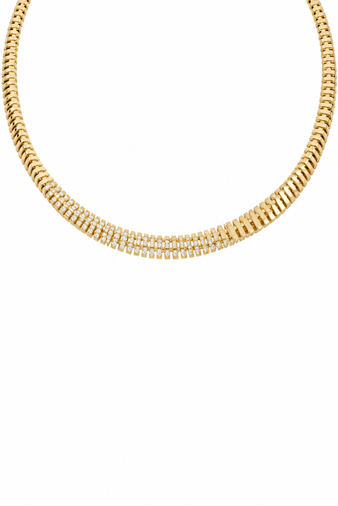 Crescendo Diamond Mini Me Necklace