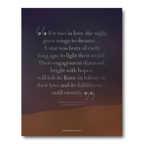 Back cover of coffee table book titled "A Diamond is Forever, The Making of a Cultural Icon"