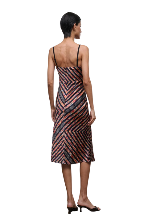 Evangeline Silk Midi Dress