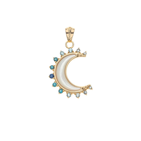 FOREVER Nightfall Crescent Moon Pendant