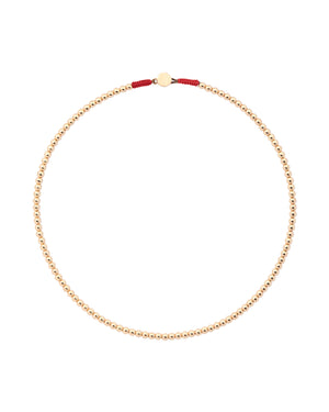 Gold Baby Bead Necklace