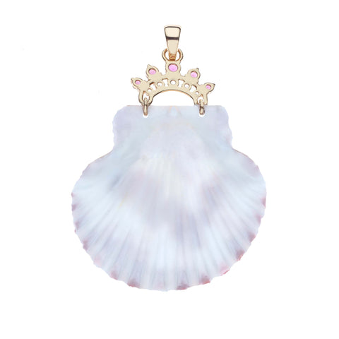 Back side of shell pendant.
