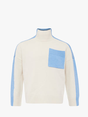 Two Tone Patch Pocket Jumper