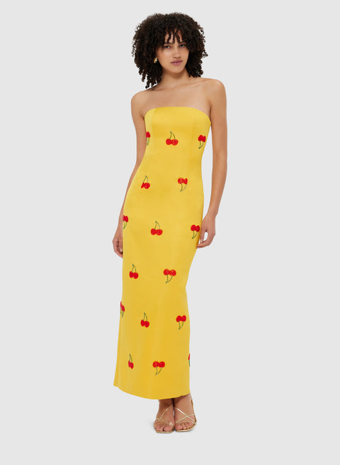 Rayma Embellished Bustier Maxi Dress