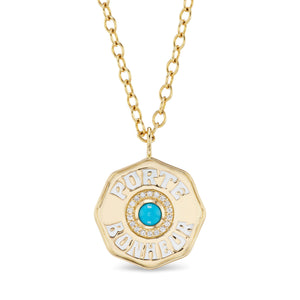 Large PB Charm Turquoise