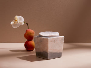 Vesta Palissandro Marble Candle