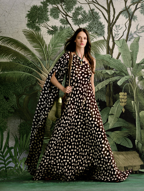 Silk Elegant Freedom Maxi Dress