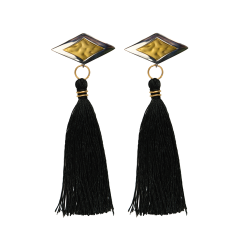 Harlow Steorra Drop Fringe Earrings