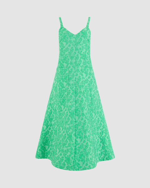 Pocktail Dress In Wildflower Cloque