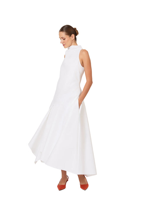 Dropped & Dramatic Dress