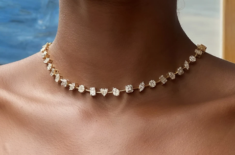 Le Cercle Floating Illusion Diamond Necklace