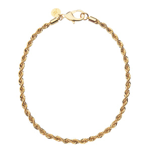 Ghost image of the yellow gold statement rope chain from Jane Win.