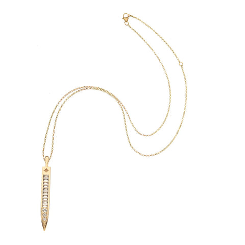 Strong Sun Reflection Sun Ray Pendant Adjustable Delicate Chain