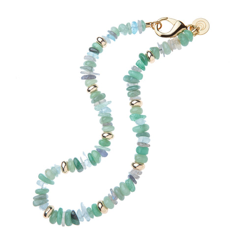 STRONG Seaglass Beaded Necklace