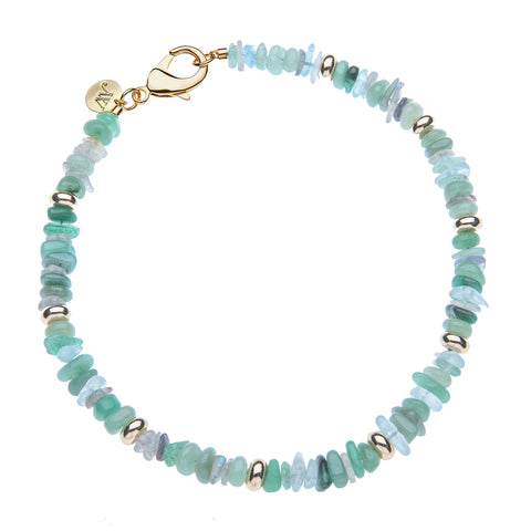 STRONG Seaglass Beaded Necklace