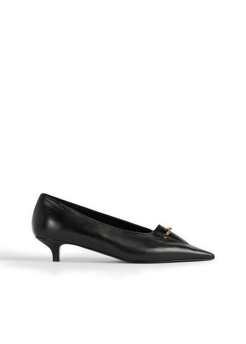 Pierced Nappa Pumps