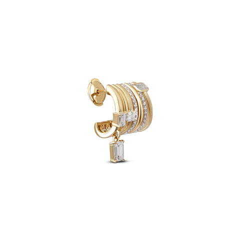 Tourbillon Earring Emerald Cut