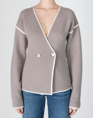 Maslin Reversible Double Face Cardigan