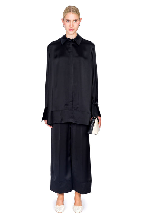 Satin Drawstring Trouser