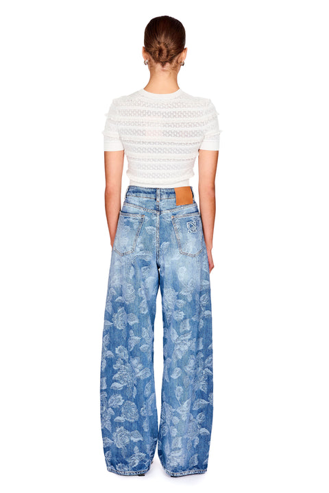Pointelle Knit Top
