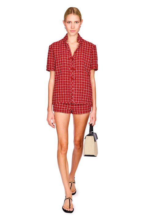 Hetty Oversized Tweed Shirt