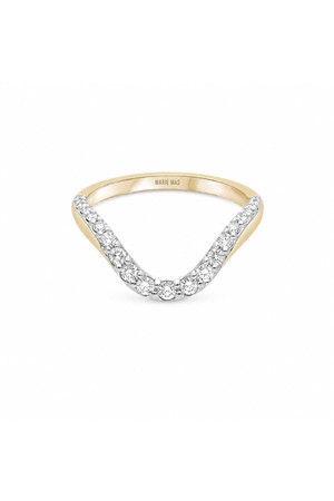 Grand Halo Ring Half Pave
