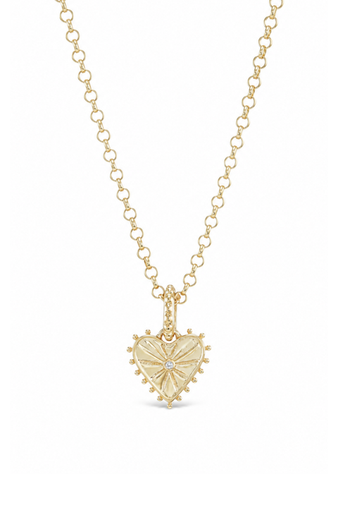 Mini Dangling Heart Charm