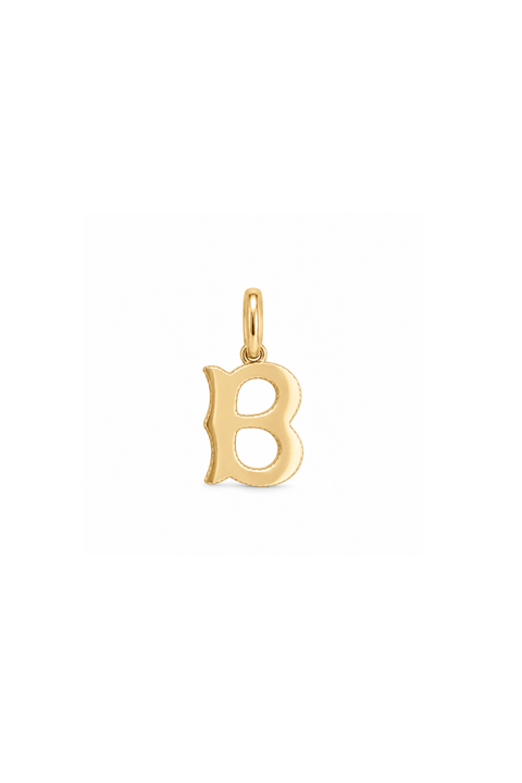 Mini Southwestern Style Initial B Charm