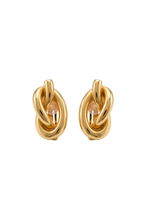 Gold Link Earrings